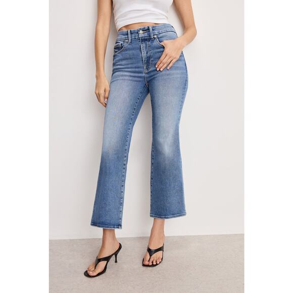 Good American Denim - Good American Always Fits Good Legs Crop Mini Boot